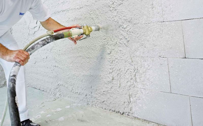 Штукатурка стін машинним способом